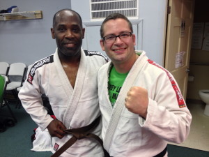 Congrats to Neil Duke (on the left) on your promotion to BJJ Brown Belt!